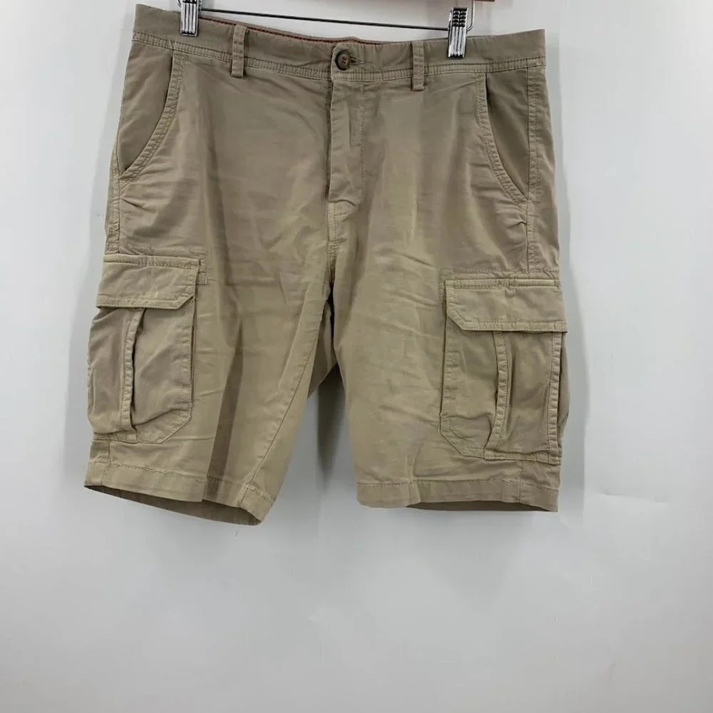 Baker's Men's Cotton 9‎ Inch Flat Front Cargo Shorts Size 34